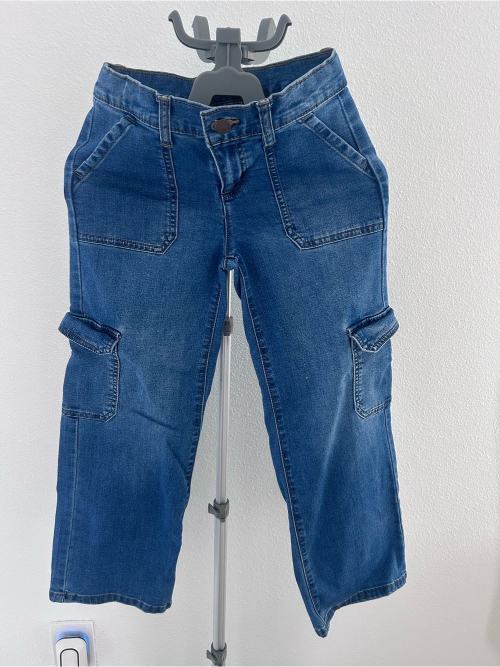 wonder nation Dark Blue Boyfriend Cargo Jeans